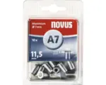 Hornbach Novus Blindnietmutter M5 Ø9x11,5 mm Nietmutter Aluminium 10er Pack