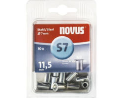 Nietmutter M5x11,5 mm, Stahl, 10 Stück