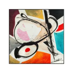 Flachwebeteppich Curled Figures