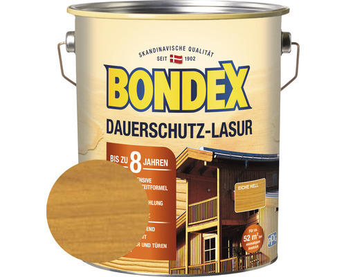 Dauerschutzlasur Bondex eiche hell 4 l