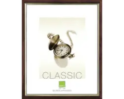 Bilderrahmen Holz CLASSIC gold-braun 24x30 cm