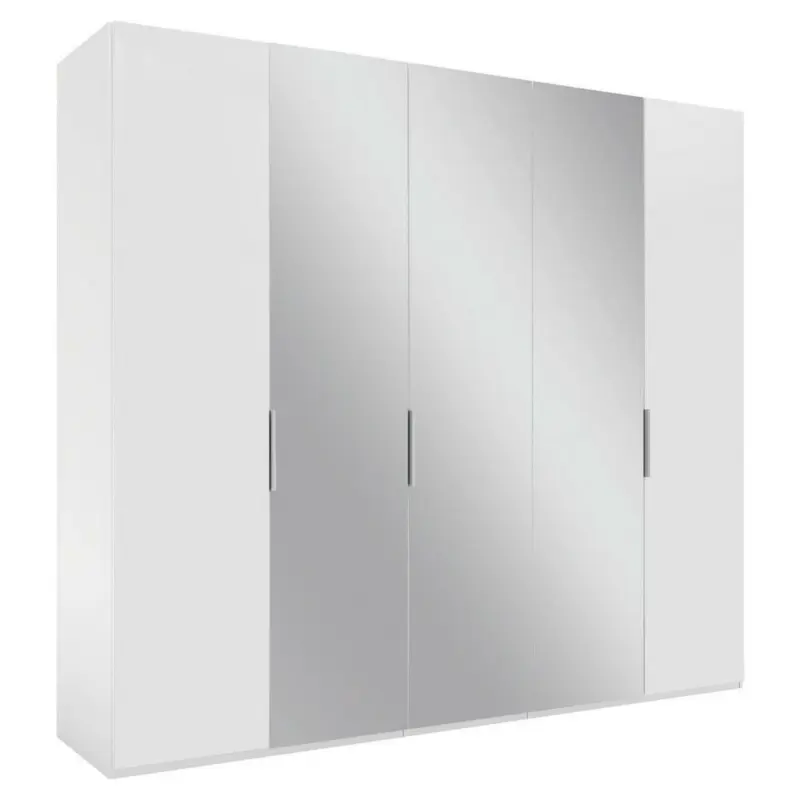 Drehtürenschrank in Weiß