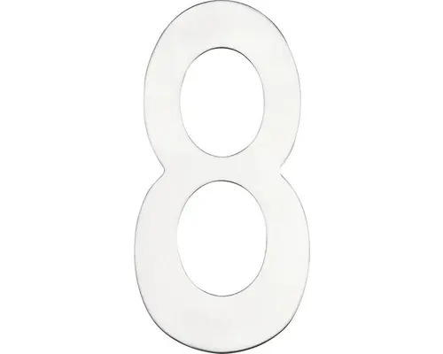 Hausnummer Intersteel 8 150x3 mm edelstahl