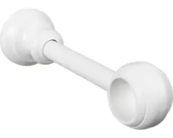 Träger geschlossen 1-läufig für Bifo weiß Ø 28 mm