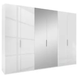 Dreht&uuml;renschrank in Wei&szlig;