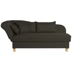 R&eacute;camiere in Flachgewebe Dunkelbraun