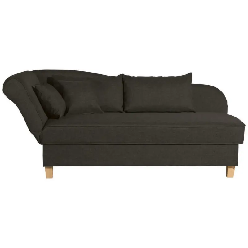 R&eacute;camiere in Flachgewebe Dunkelbraun