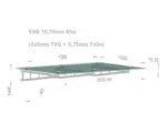 Hornbach Vordach Leonie Small 200x100 cm VSG klar