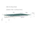 Hornbach Vordach Leonie Small 200x100 cm VSG satiniert