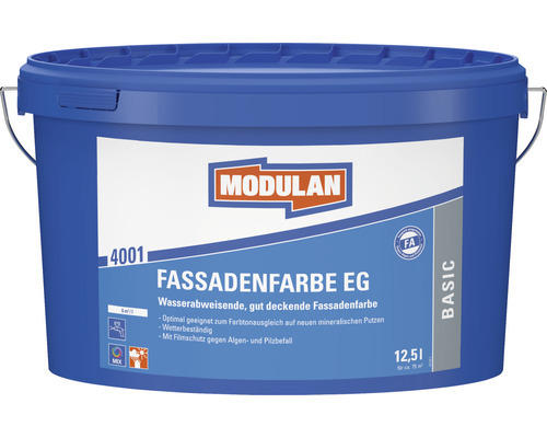 MODULAN 4001 Fassadenfarbe EG weiß 12,5 l