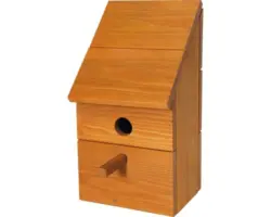 Zaunelement Modul Vogelhaus 23x35x20 cm kirschbaum