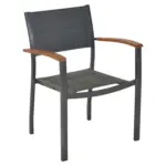 XXXLutz Lauterach - Ihr Möbelhaus bei Bregenz Stapelsessel in Holz, Metall Graphitfarben, Grau, Naturfarben