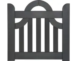 Einzeltor Konsta Bogen ohne Schloßfräsung 100 x 95 cm anthrazit