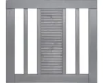 Hornbach Einzeltor Konsta Fenris ohne Schloßfräsung 90 x 90 cm hellgrau