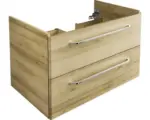 Hornbach Waschbeckenunterschrank Fackelmann Milano 49,2x80x48 cm ohne Waschbecken asteiche
