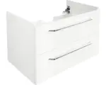 Hornbach Waschbeckenunterschrank Fackelmann Milano 49,2x80x48 cm ohne Waschtisch weiß