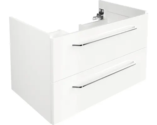 Waschbeckenunterschrank Fackelmann Milano 49,2x80x48 cm ohne Waschtisch weiß
