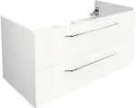 Hornbach Waschbeckenunterschrank Fackelmann Milano 49,2x100x48 cm ohne Waschbecken weiß