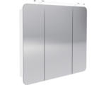 Hornbach LED-Spiegelschrank Fackelmann Milano 3-türig 90x78x15,5 cm weiß