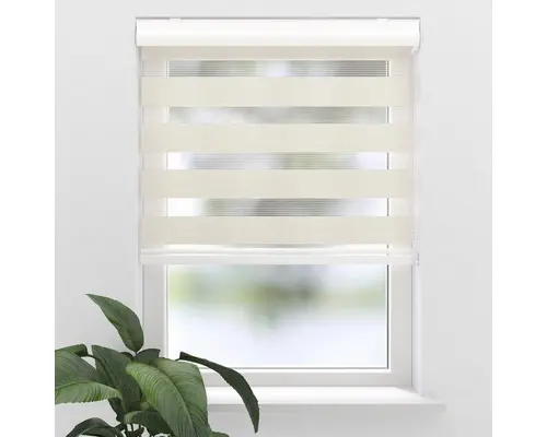 Soluna Doppelrollo D-R5 mit Kassette leinen 190x175 cm