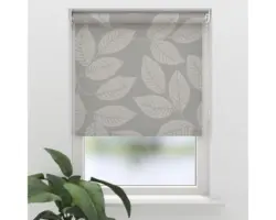 Soluna Tageslichtrollo D10 Blätter beige 180x190 cm