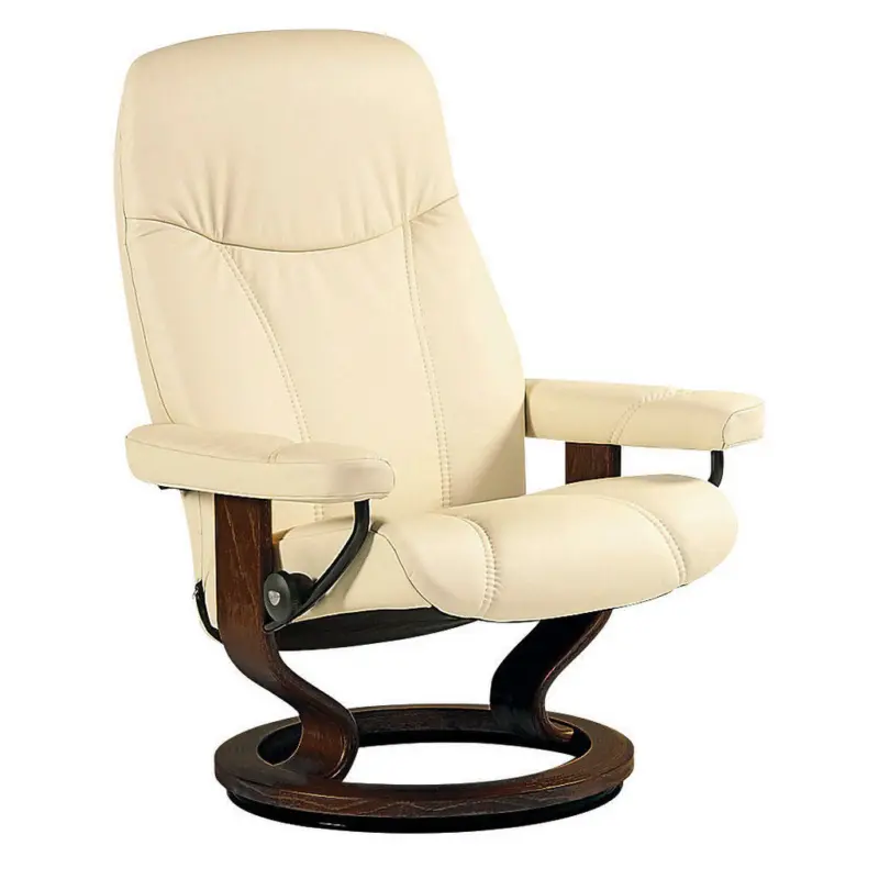 Relaxsessel Consul in Leder Creme