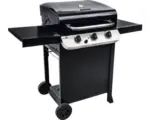 Hornbach Gasgrill Char-Broil Convective 310 B 3 Brenner Edelstahl inkl. Ablage, Deckelthermometer, Warmhalterost, Fettauffangschale, Grillrost Gusseisen