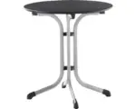 Hornbach Klapptisch vivodur Ø68 x 72 cm graphit grau