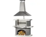 Hornbach Buschbeck Holzkohlegrill Gartencheminée Zürich 65 x 110 x 197 cm Edelstahl