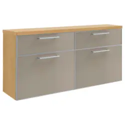 Hängeschuhschrank 121/62/31 cm