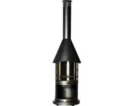 Hornbach Buschbeck Holzkohlegrill Edelstahlkamin Auckland H 230 cm dunkelgrau