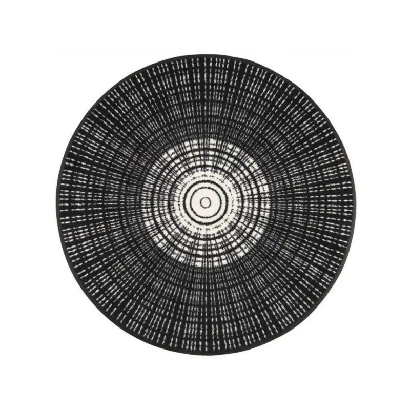 Flachwebeteppich Cascara black