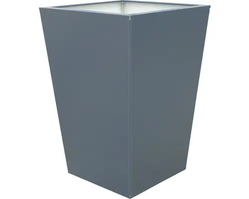 Pflanzkübel Palatino Max Zink 68x68x100 cm anthrazit