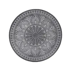 Flachwebeteppich Rotondo