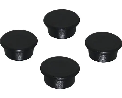 Orgamagnete Ø 18 mm, schwarz 4 St.
