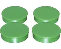 Orgamagnete Ø 30 mm, grün 4 St.