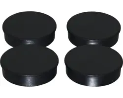 Orgamagnete Ø 30 mm, schwarz 4 St.