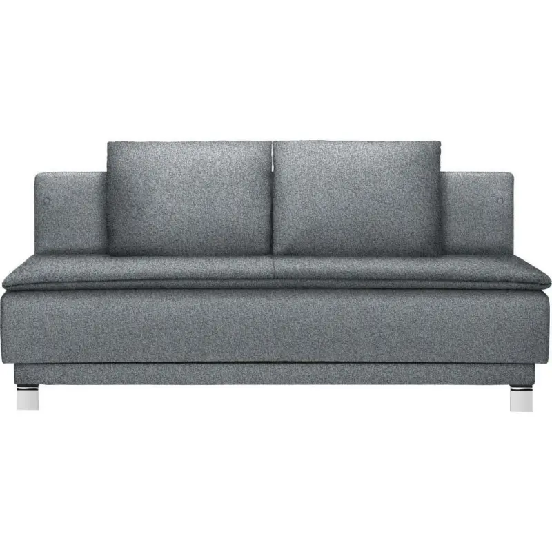 Schlafsofa in Webstoff Grau