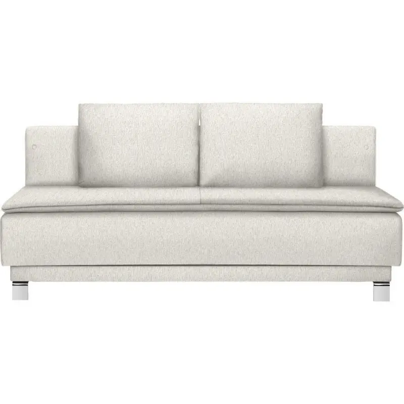 Schlafsofa in Webstoff Beige