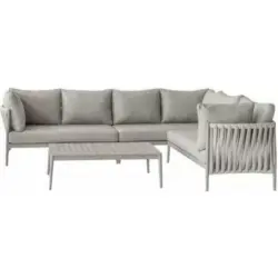 Loungegarnitur 13-teilig 302/234 cm
