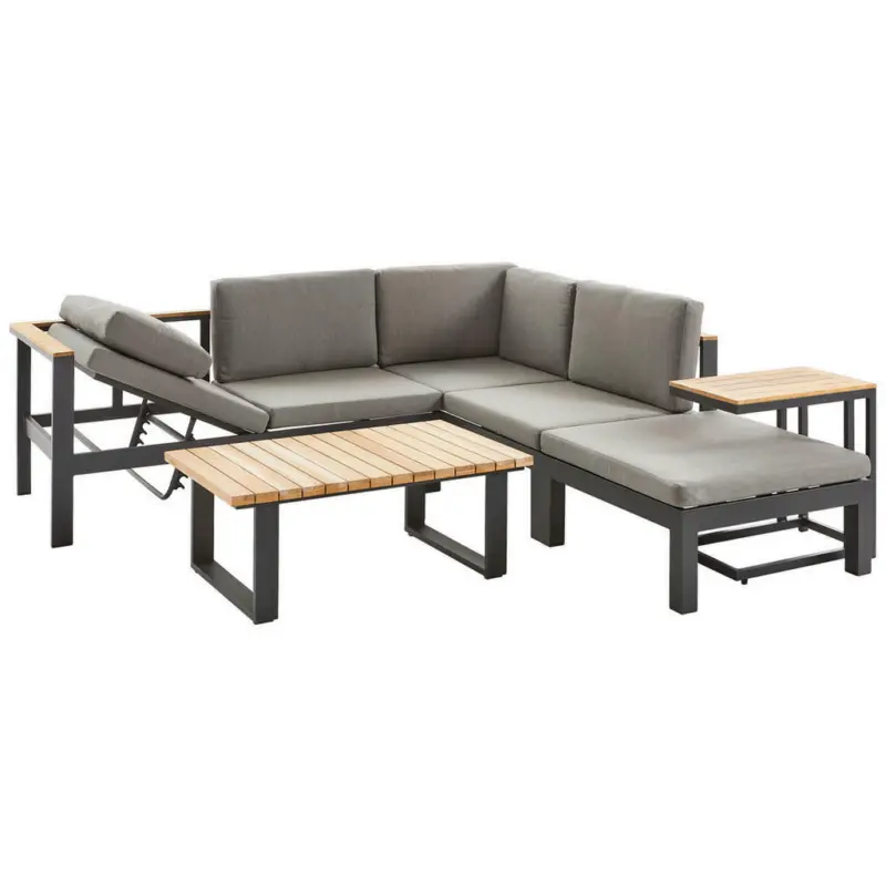 Loungegarnitur 15-teilig 224/147 cm
