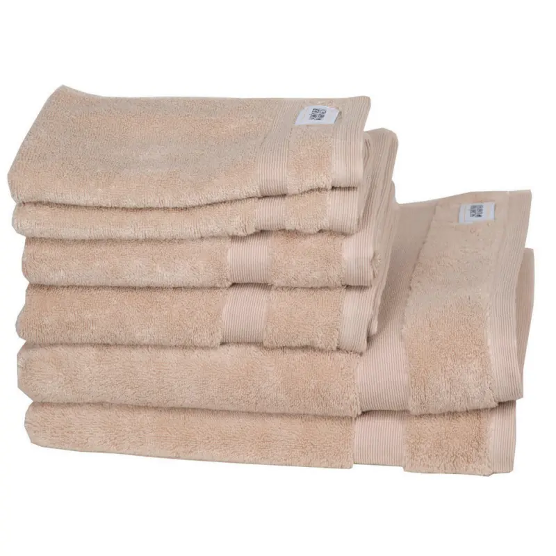 Frottierset Sandfarben