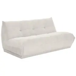 Sofaelement in Kord Weiß