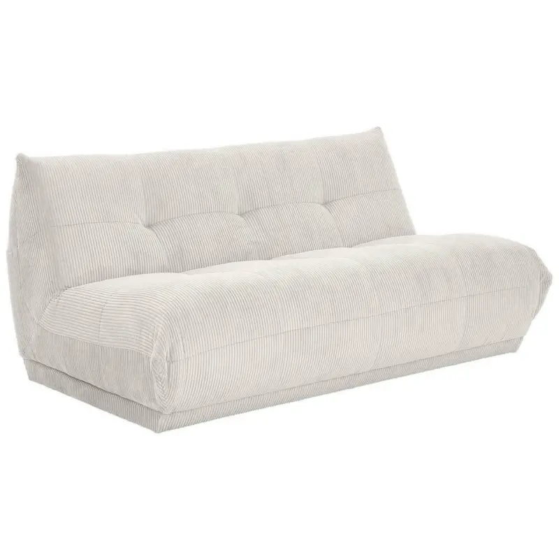 Sofaelement in Kord Weiß