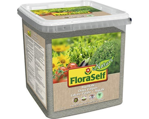 Algenkalk FloraSelf Nature zur Bodenverbesserung & für Buchsbäume 5 kg