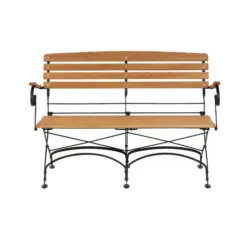 Gartenbank 132/87/60 cm in Robinienfarben