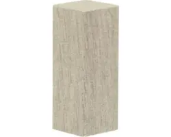 Eckenstäbchen Skandor PVC foliert steineiche SF422 16,5x16,5x40 mm 2 Stück