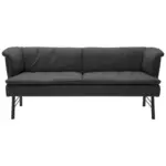 XXXLutz Lauterach - Ihr M&ouml;belhaus bei Bregenz Sitzbank in Metall, Leder Graphitfarben