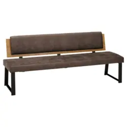 Sitzbank 200/85/60 cm in Hellbraun