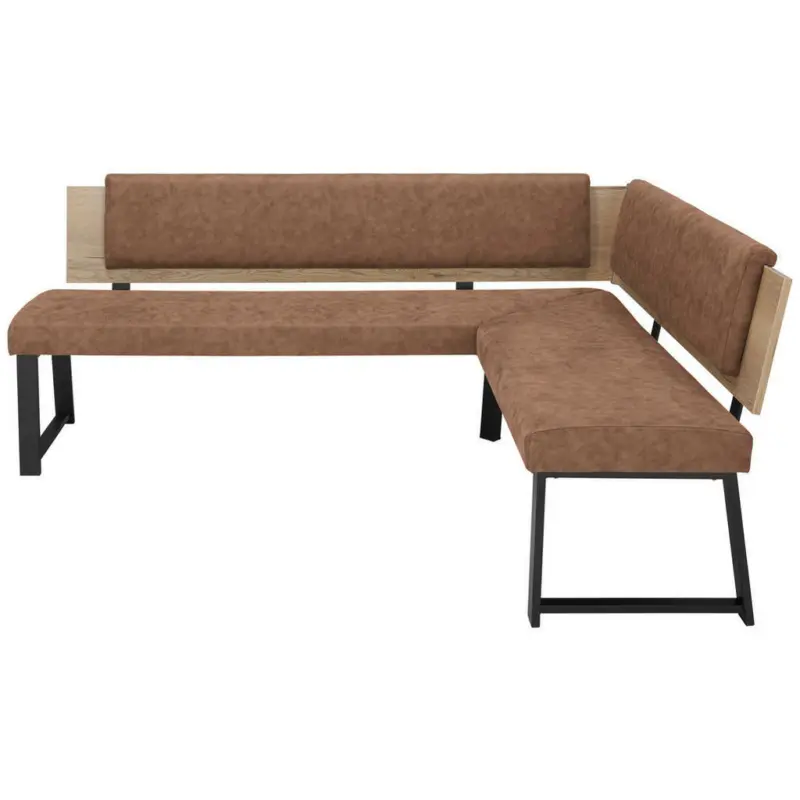 Eckbank 200/160 cm in Cognac